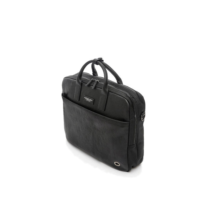 FOLDER 2 ZIP STEEL RIVET Unisex Black