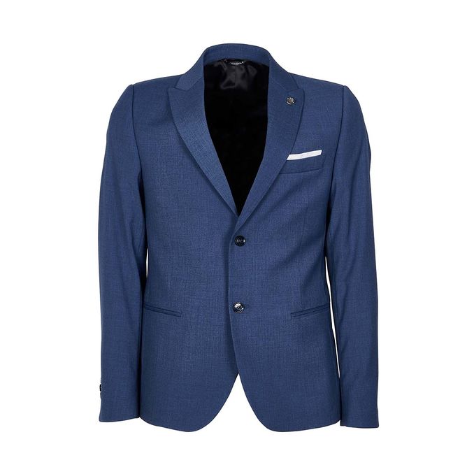 FRANCESCO REVER LANCIA JACKET Man Blue Royal