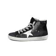 FRANCY HIGH SNEAKERS Kid Silver white star FRANCY HIGH SNEAKERS Kid Silver white star