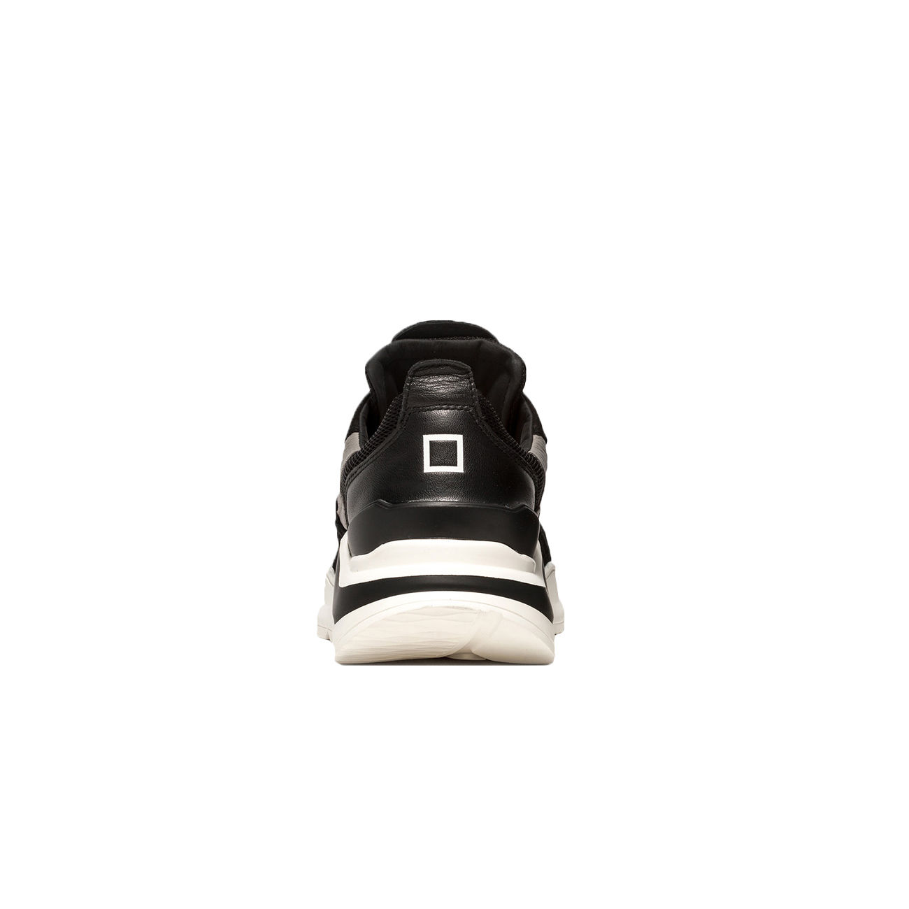 FUGA MESH SNEAKER WITH LEATHER INSERTS Man Black