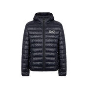 FULL ZIP DOWN JACKET WITH HOOD Man Night Blue FULL ZIP DOWN JACKET WITH HOOD Man Night Blue
