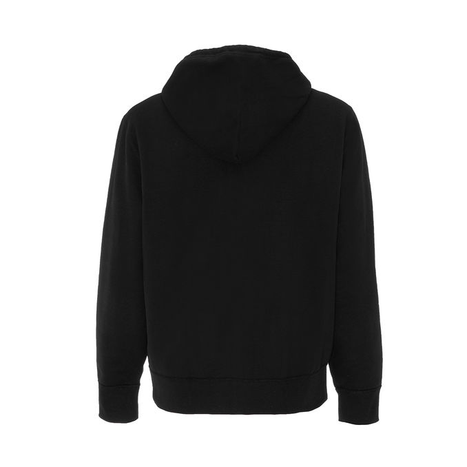 FULL ZIP HOODIE Man Black