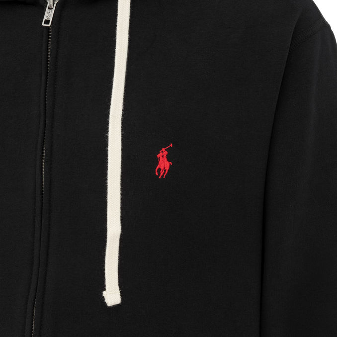 FULL ZIP HOODIE Man Black