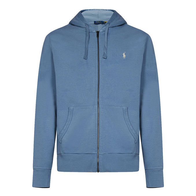 FULL ZIP HOODIE Man Channel Blue