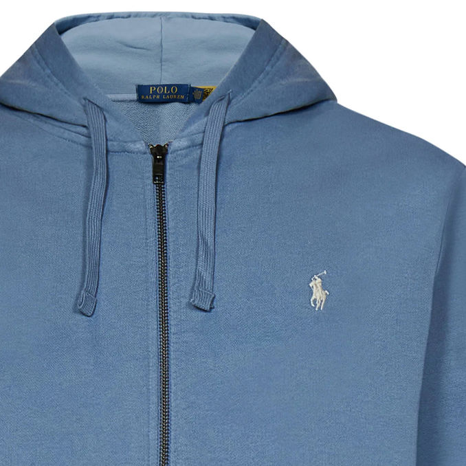 FULL ZIP HOODIE Man Channel Blue