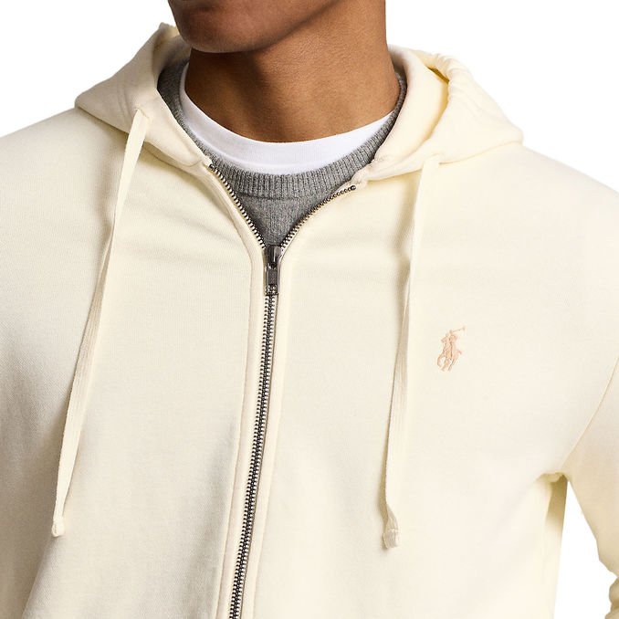 FULL ZIP HOODIE Man Club House Cream