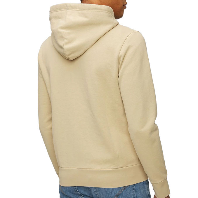 FULL ZIP HOODIE Man Costal Beige