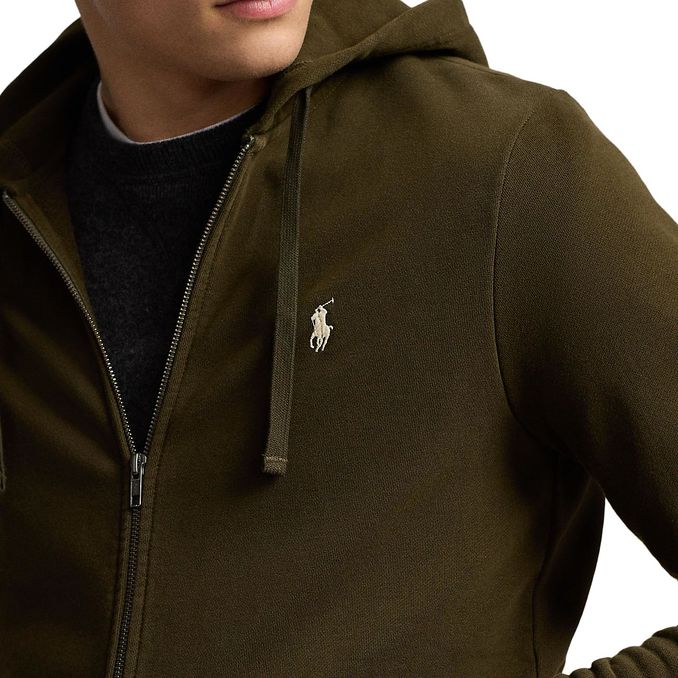 FULL ZIP HOODIE Man Dark Loden