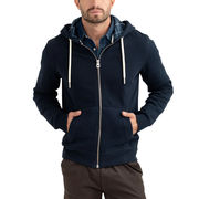 FULL ZIP HOODIE WITH KNITTED DETAILS FULL ZIP HOODIE WITH KNITTED DETAILS