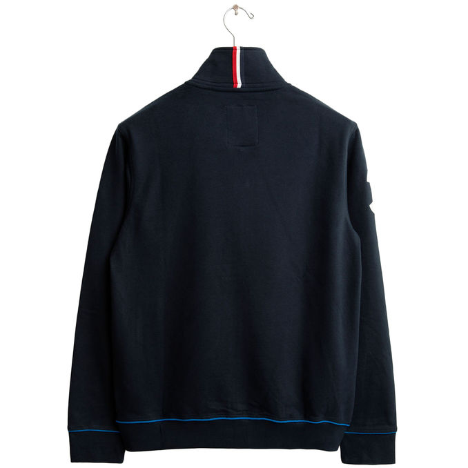 FULL ZIP SWEATSHIRT WITH AMERICAN DETAILS