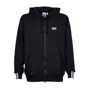 FULL ZIP VOCAL HOODY WITH DOUBLE LOGO Man Black FULL ZIP VOCAL HOODY WITH DOUBLE LOGO Man Black