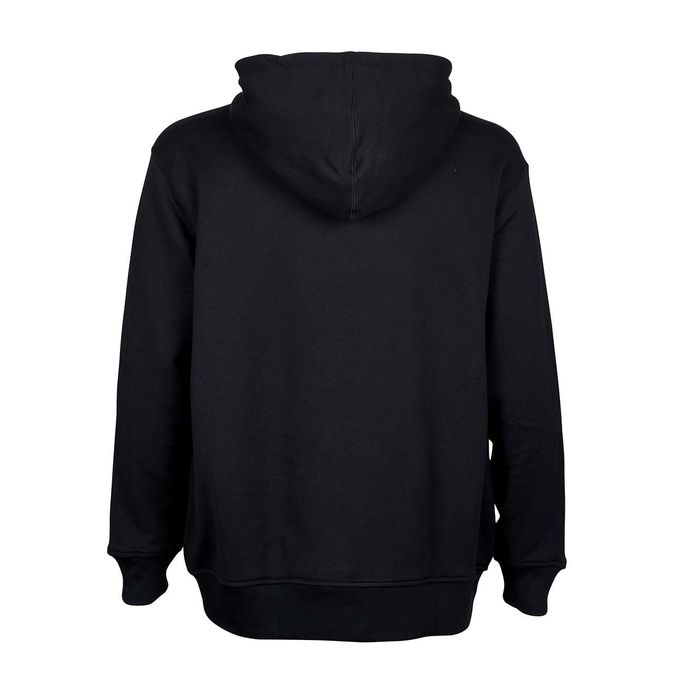 FULL ZIP VOCAL HOODY WITH DOUBLE LOGO Man Black