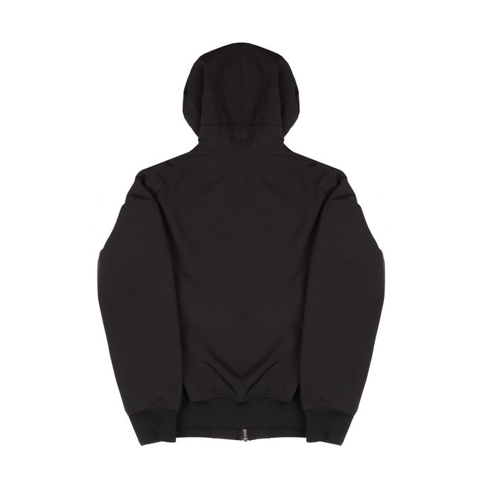FULLZIP BOMBER IN NYLON Kids Black