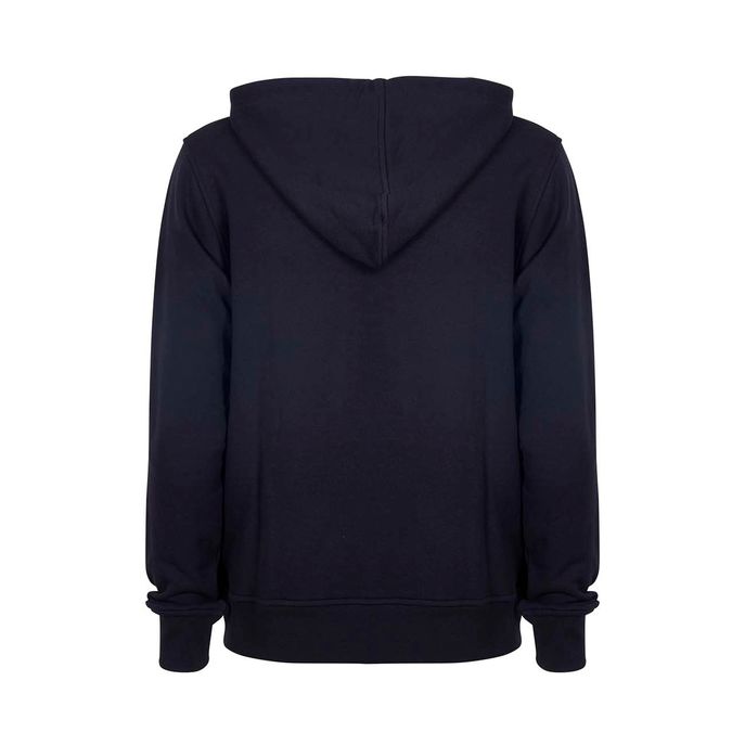 FULLZIP HOODIE IN COTTON Man Blue