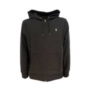 FULLZIP HOODIE IN TECHNICAL FABRIC Man Black FULLZIP HOODIE IN TECHNICAL FABRIC Man Black