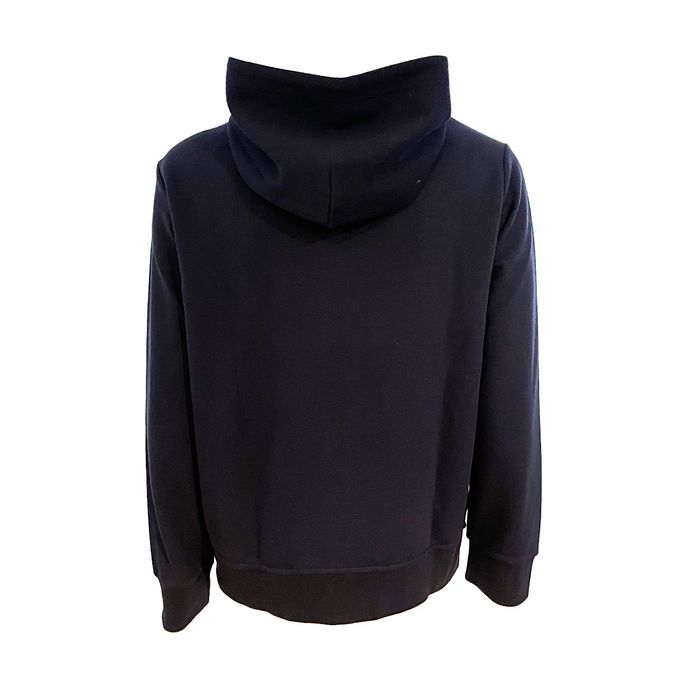 FULLZIP HOODIE IN TECHNICAL FABRIC Man Blue