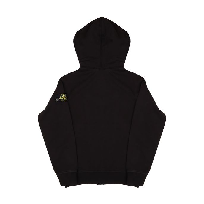 FULLZIP HOODIE WITH LOGO PATCH Kids Black