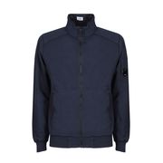 FULLZIP SWEATER WITH HIGH NECK AND POCKETS Man Navy blue FULLZIP SWEATER WITH HIGH NECK AND POCKETS Man Navy blue