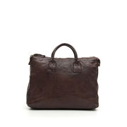 FUR BRIEFCASE WITH DOUBLE ZIP Man Brown FUR BRIEFCASE WITH DOUBLE ZIP Man Brown