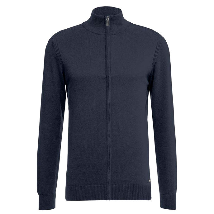 GARMENT DYED ZIP-UP SWEATSHIRT