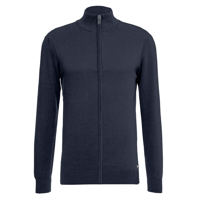 GARMENT DYED ZIP-UP SWEATSHIRT