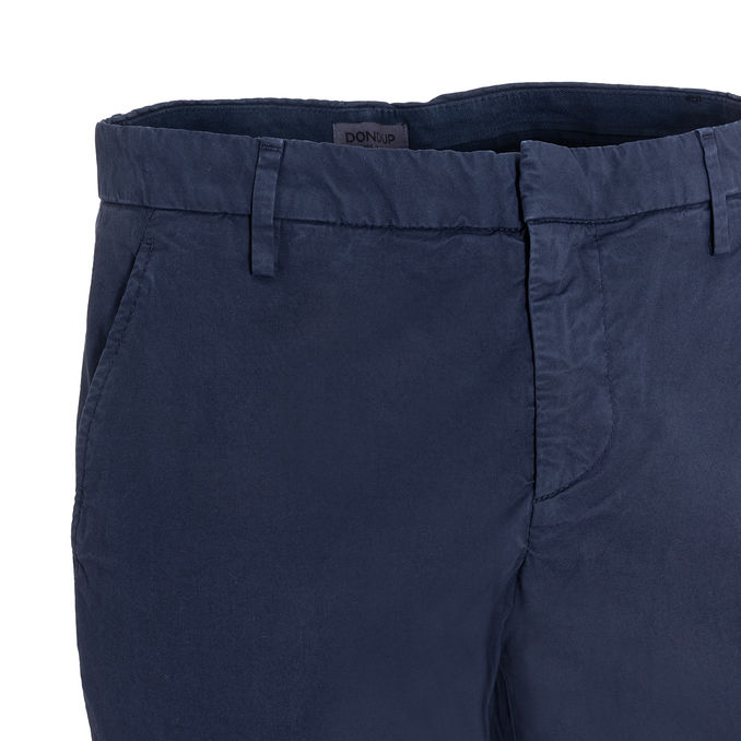 GAUBERT CHINO TROUSERS IN COTTON Man Navy