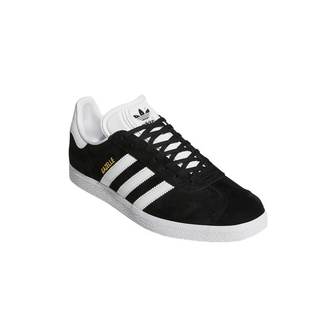 GAZELLE SNEAKERS Unisex Black White Gold