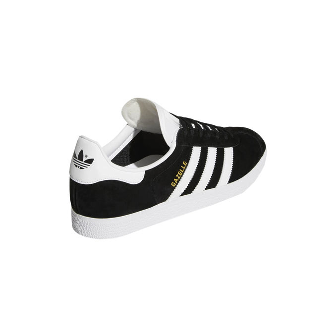 GAZELLE SNEAKERS Unisex Black White Gold