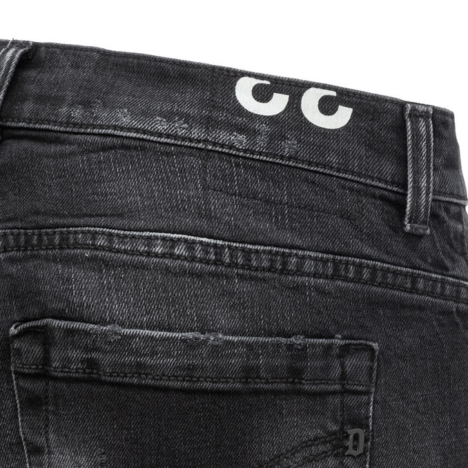 GEORGE JEANS WITH RIPS Man Black