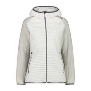 GIACCA IBRIDA IN PELLICCETTA HIGHLOFT E MANICHE IN KNIT-TECH Donna Gesso GIACCA IBRIDA IN PELLICCETTA HIGHLOFT E MANICHE IN KNIT-TECH Donna Gesso