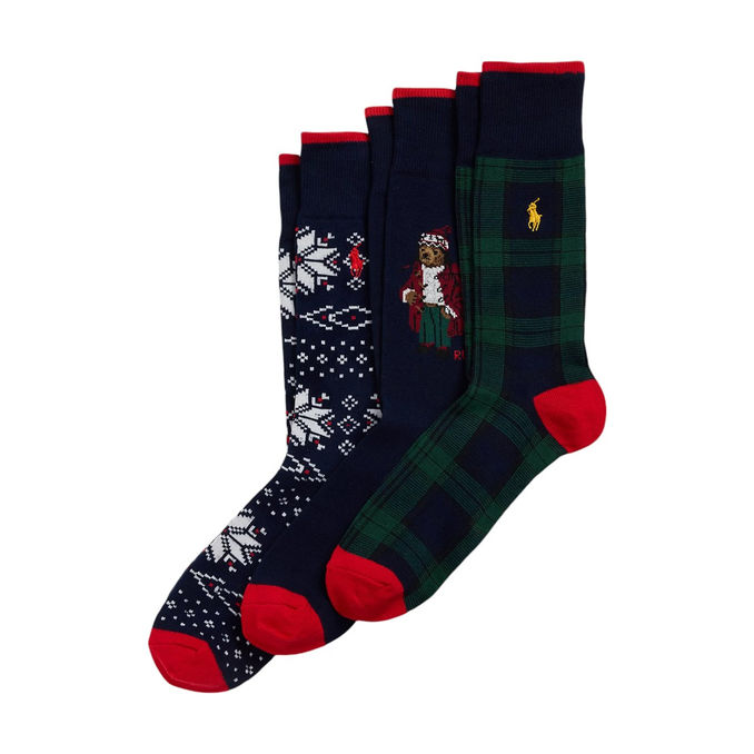 GIFT BOX 3PACK LONG SOCKS Unisex Assorted