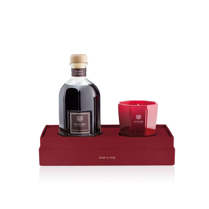 GIFT BOX FRAGRANCE NOBLE RED 250 ML WITH CANDLE