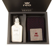 GIFT BOX RED&DEPOT WITH AFTERSHAVE Man Vega Carminio GIFT BOX RED&DEPOT WITH AFTERSHAVE Man Vega Carminio