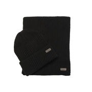 GIFT SET CRIMDON CAP AND SCARF Man Black GIFT SET CRIMDON CAP AND SCARF Man Black