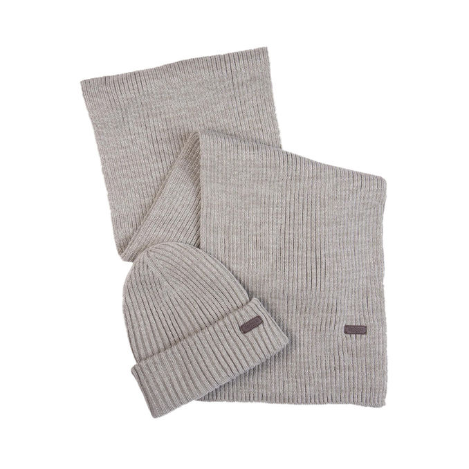 GIFT SET CRIMDON CAP AND SCARF Man Grey