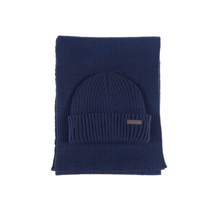 GIFT SET CRIMDON CAP AND SCARF Man Navy