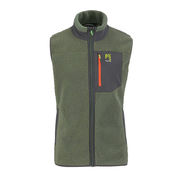 GILET 80'S PILE Man Thyme Black Sand  GILET 80'S PILE Man Thyme Black Sand