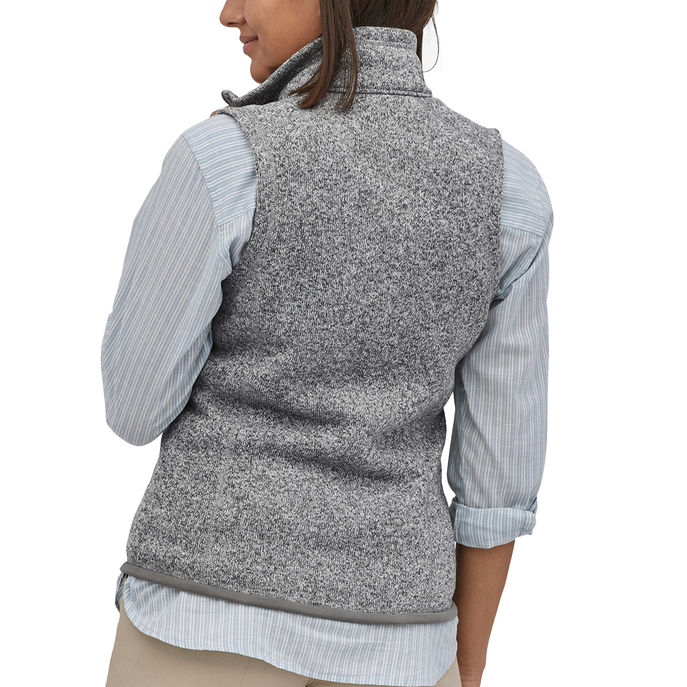 GILET BETTER SWEATER FLEECE Woman Bcw Birch White