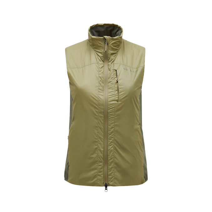 GILET RADIANCE HYBRID Woman Snap Green Olive Extreme