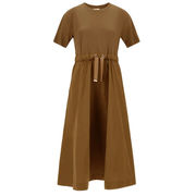 GLAM KNIT EFFECT AND TECHNO TAFFETA DRESS GLAM KNIT EFFECT AND TECHNO TAFFETA DRESS
