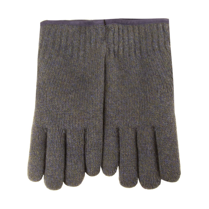 GLOVES FALKLAND MOULINE Man Blue Melange