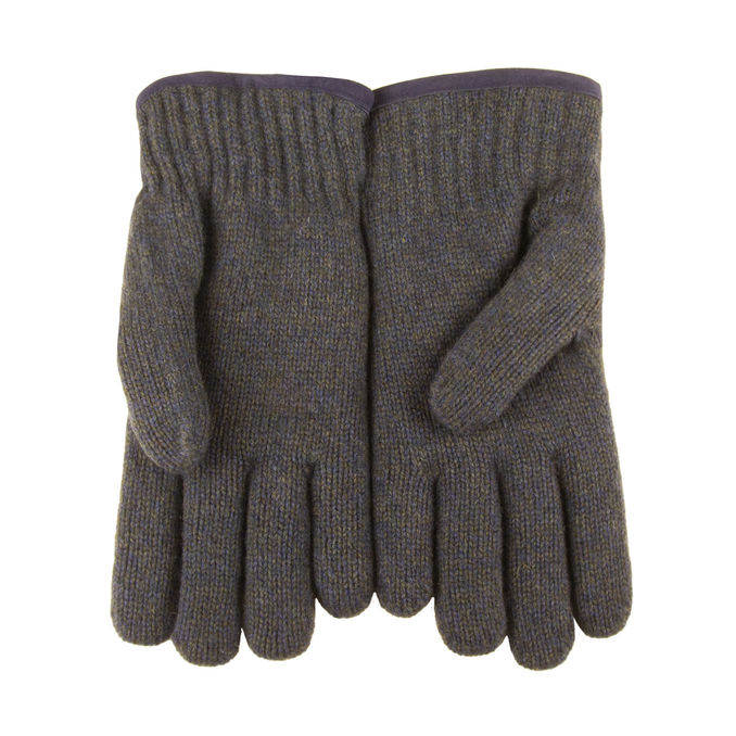 GLOVES FALKLAND MOULINE Man Blue Melange