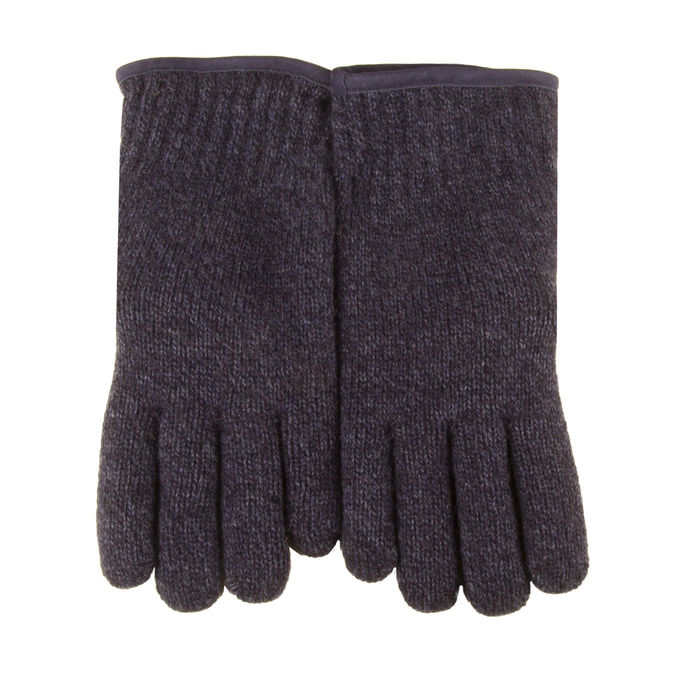 GLOVES FALKLAND MOULINE Man Navy