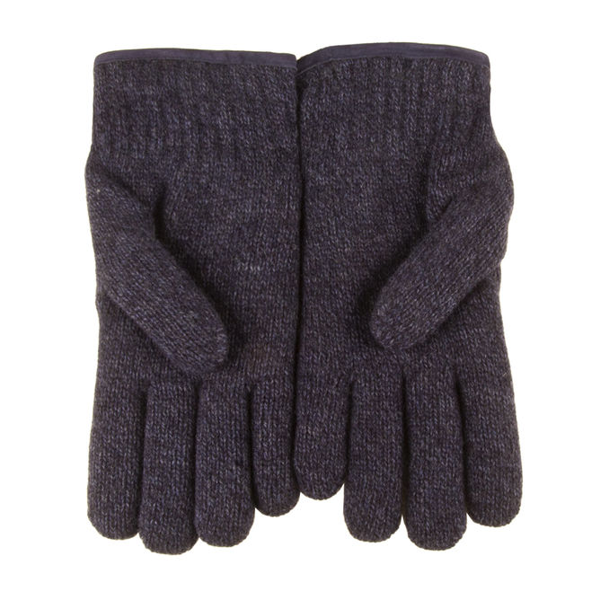 GLOVES FALKLAND MOULINE Man Navy
