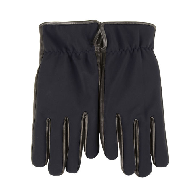 GLOVES SPW 97 IN NYLON E PELLE Man Blue