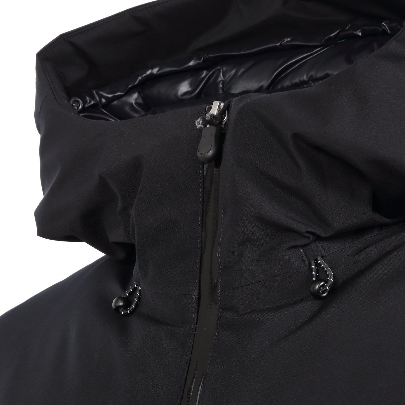 SAVE THE DUCK GORETEX JACKET WITH FULLZIP AND HOOD Man Black