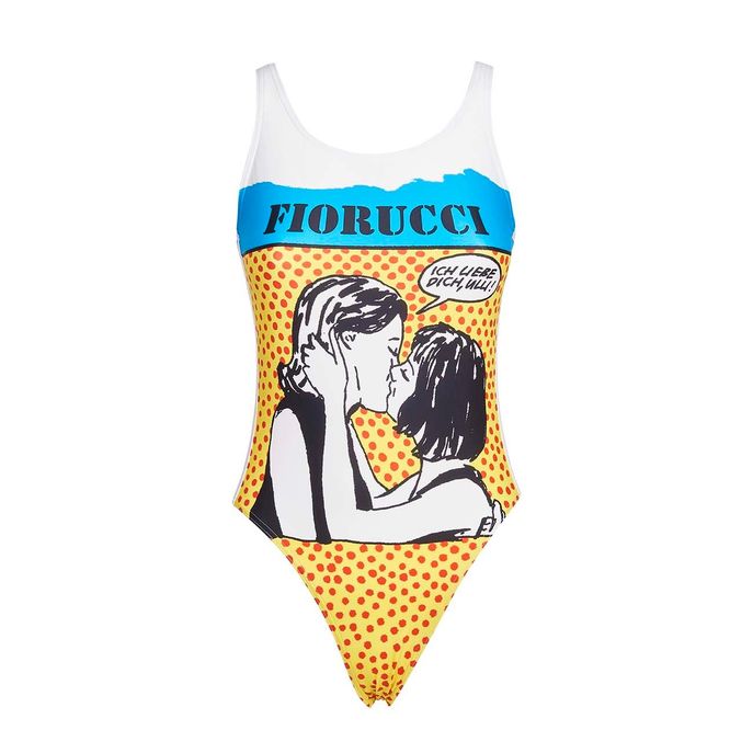 GRAPHIC BODY SWIM Woman White multicolor