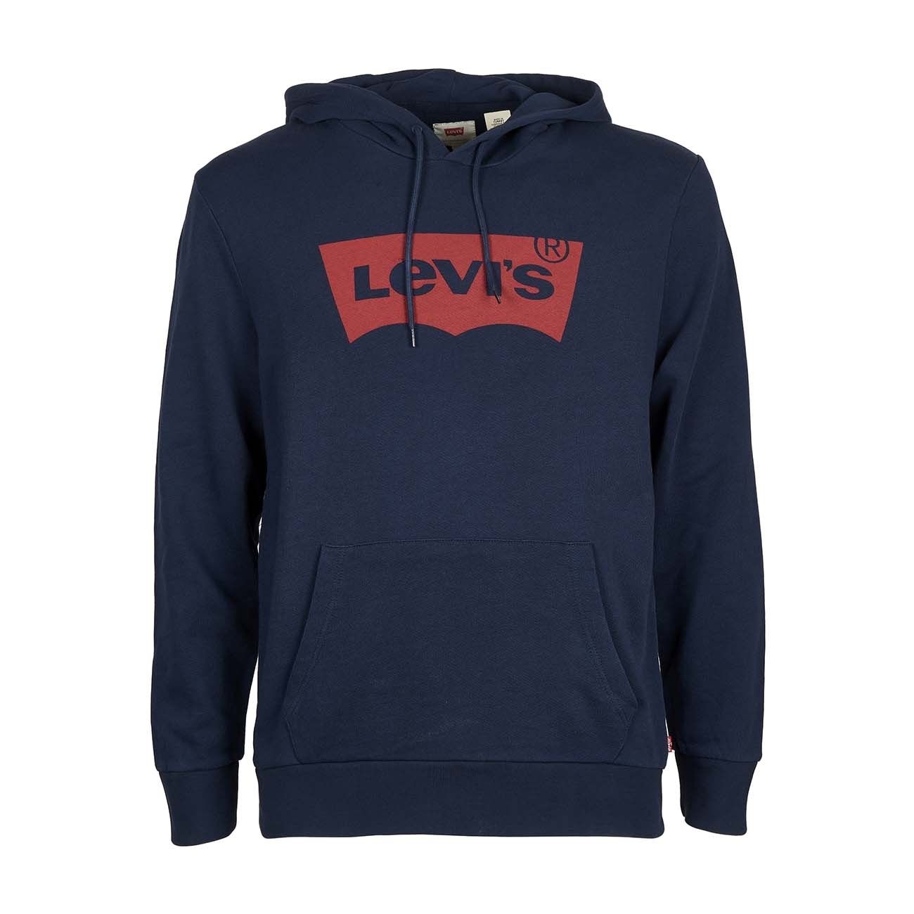 navy levis hoodie