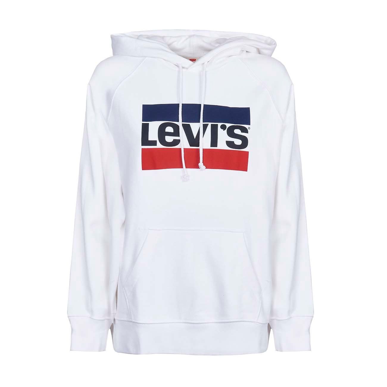 levi's red white blue hoodie