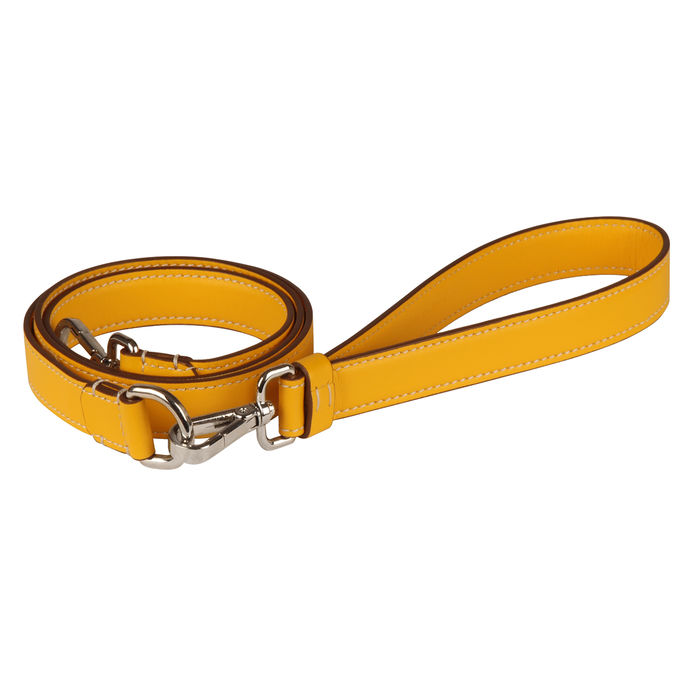 Guinzaglio in pelle Pet Giallo